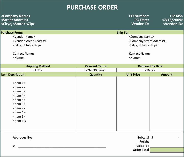 Purchase order Template Pdf Best Of 40 Free Purchase order Templates forms