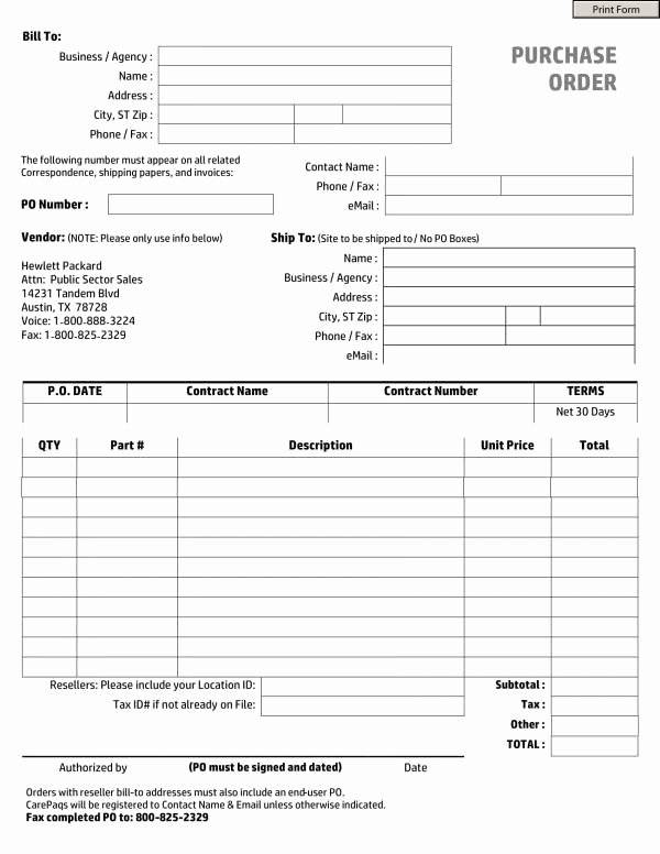 Purchase order Template Pdf Fresh Free 13 Simple Purchase order Templates In Pdf