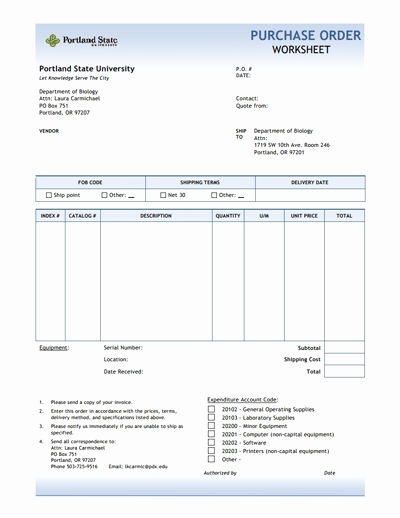 Purchase order Template Pdf Fresh Purchase order Template Free Download Edit Fill Create