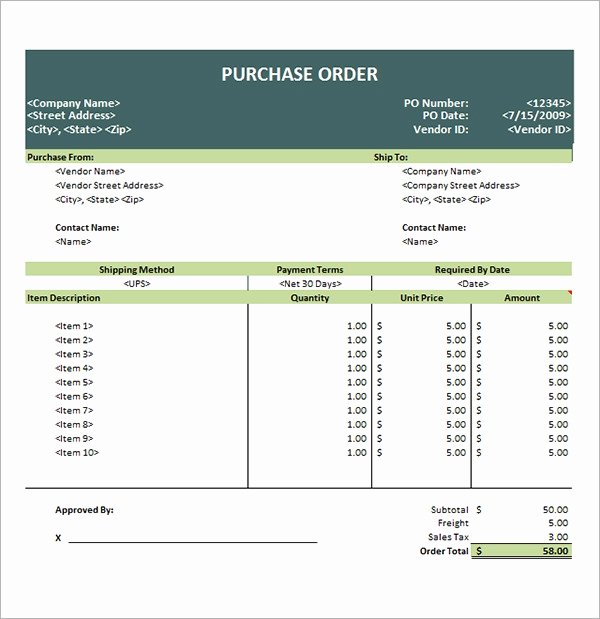 Purchase order Templates Word Luxury Purchase order Template 18 Download Free Documents In