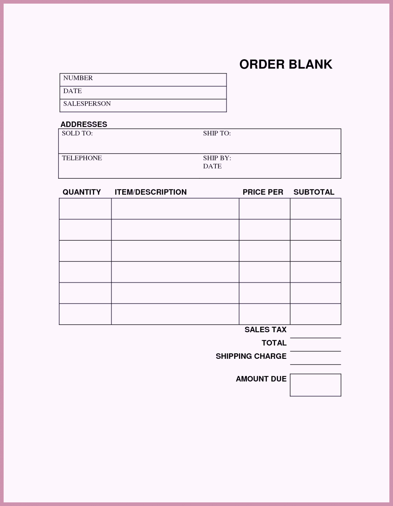Purchase order Templates Word New Free Purchase order form Template Excel Word Sample