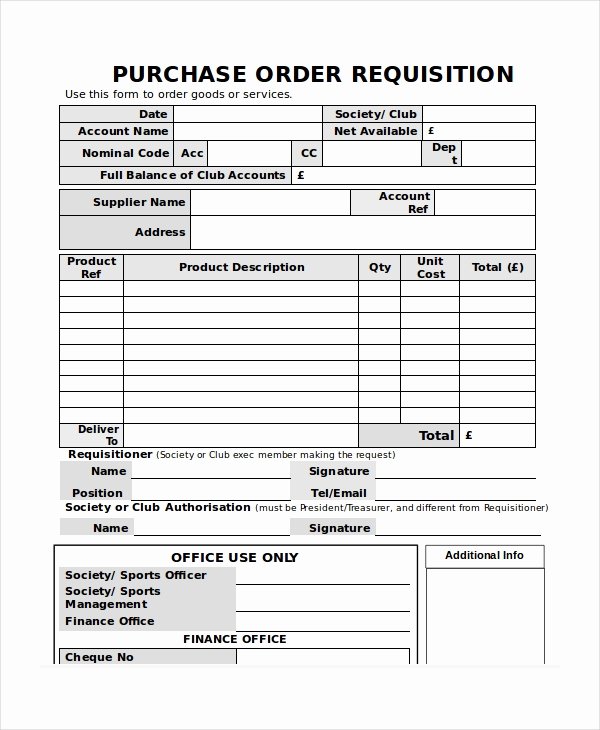 Purchase Request form Template Best Of 14 Purchase order Template Docs Word