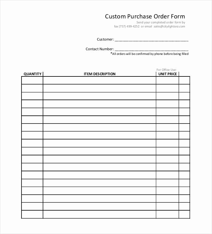 Purchase Request form Template Elegant 53 Purchase order Examples Pdf Doc