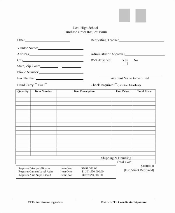 Purchasing Request form Template New Sample Purchase order Request form 8 Examples In Word Pdf