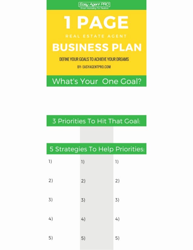 Real Estate Business Plan Template Best Of the E Page Real Estate Business Plan Template