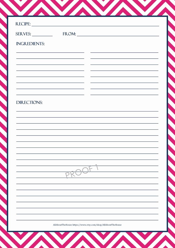 Recipe Card Template for Pages Fresh Full Page Recipe Creative Templates Google Search