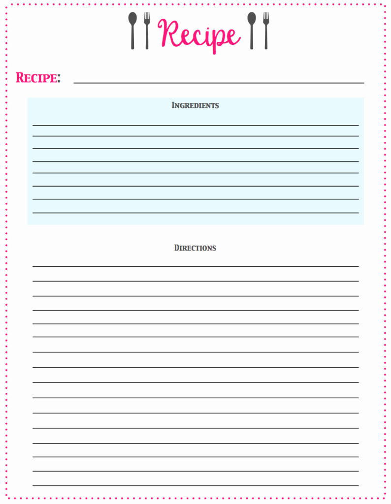 Recipe Card Template for Pages Inspirational Free Printable Recipe Cards Life On southpointe Drive