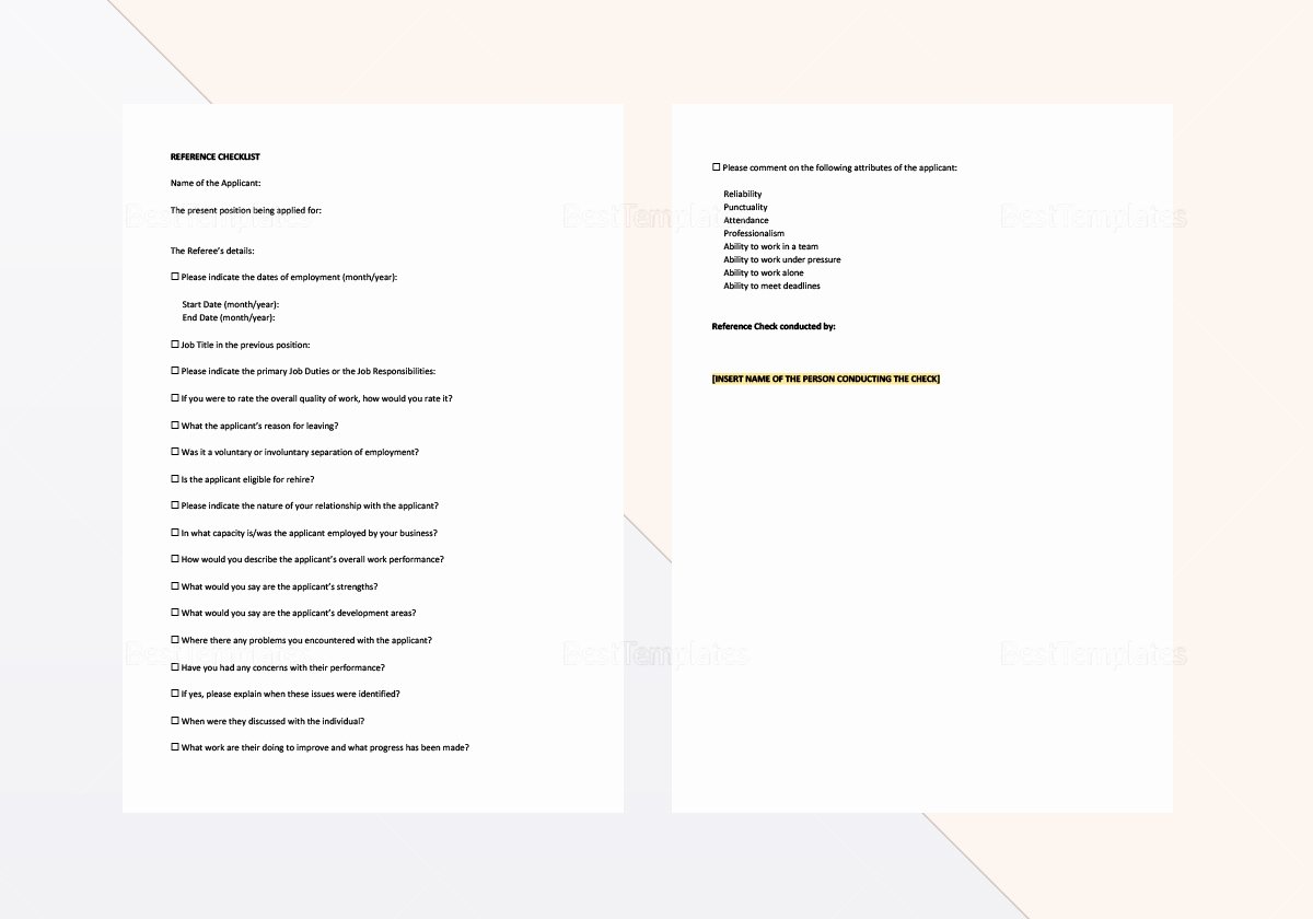 Reference Check Email Template Fresh Reference Check Letter Template In Word Apple Pages
