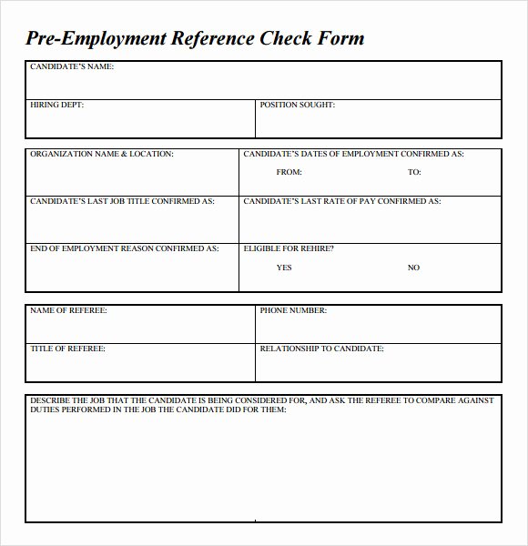Reference Check Email Template Fresh Sample Reference Check Template 14 Free Documents In