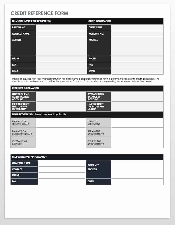 Reference Check form Template Awesome Free Reference Check forms