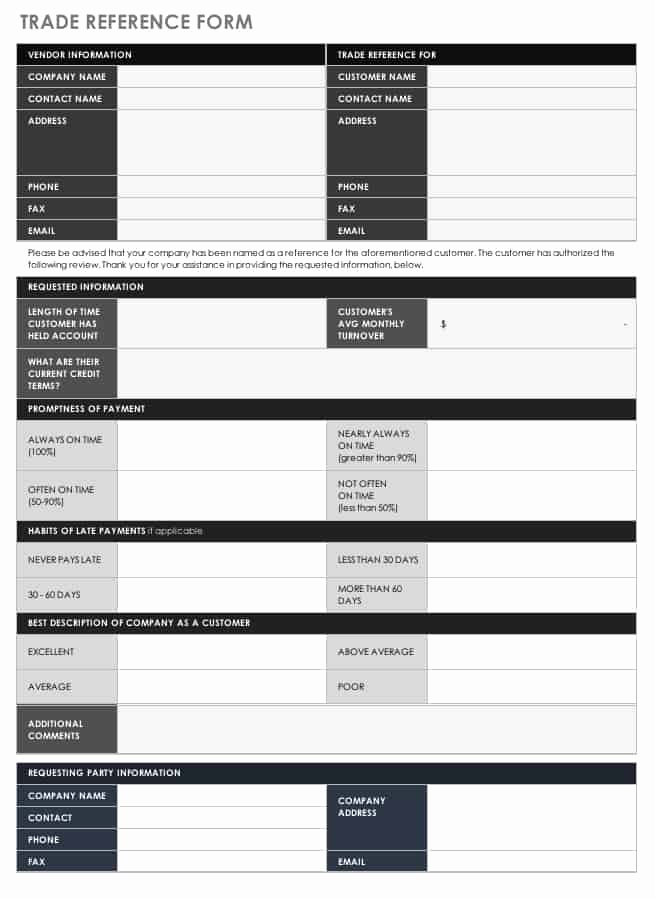 Reference Check form Template Elegant Free Reference Check forms