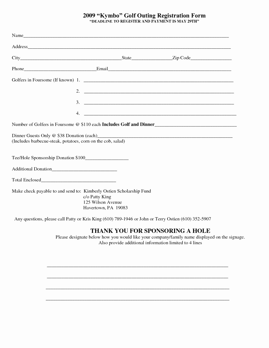 Registration forms Template Word Best Of 5 Registration form Templates Word – Word Templates