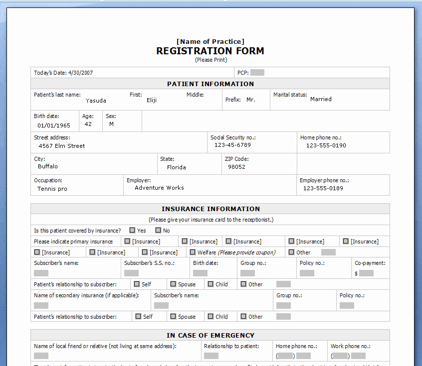 Registration forms Template Word Elegant Printable Registration form Templates Word Excel Samples