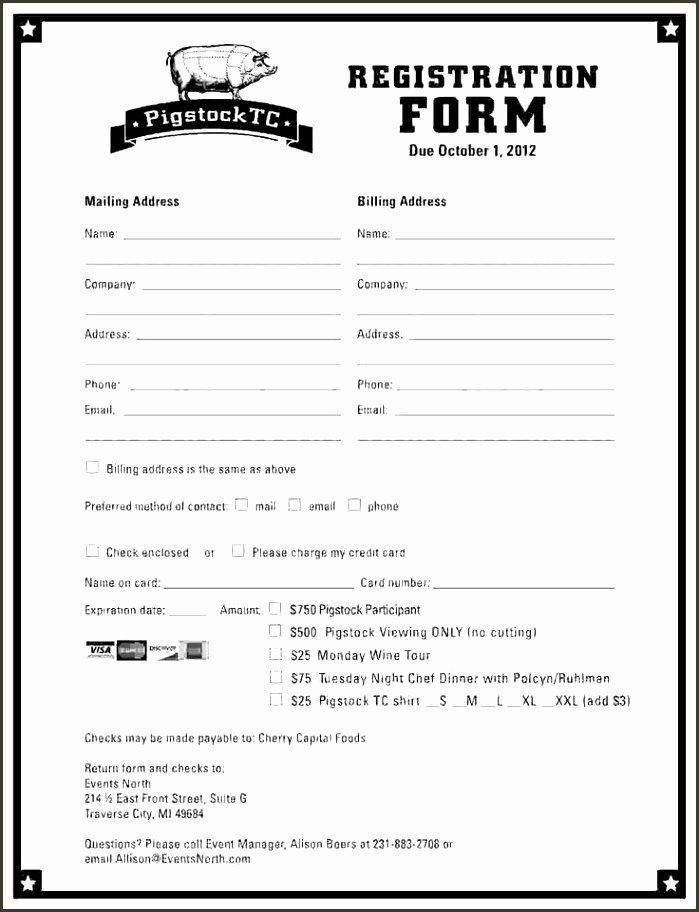 Registration forms Template Word Inspirational 10 event Registration form Template Microsoft Word