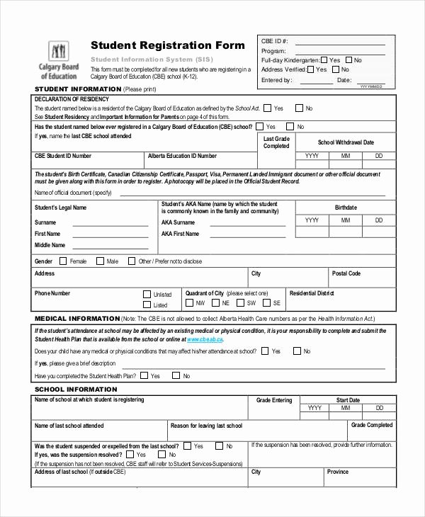Registration forms Template Word Inspirational Registration form Template 9 Free Pdf Word Documents