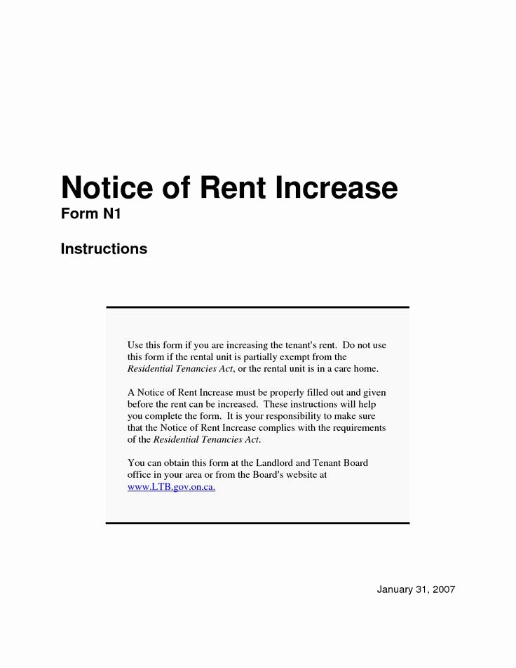 Rent Increase Letter Template Beautiful 1000 Images About formal Letters On Pinterest