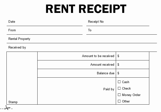 Rent Receipt Template Word Awesome 50 Free Receipt Templates Cash Sales Donation Taxi