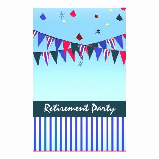 Retirement Party Flyer Template Free Beautiful Red White Blue Retirement Party Flyer