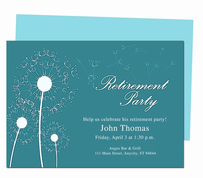 Retirement Party Flyer Template Free New Winds Retirement Party Invitation Templates Diy Printable