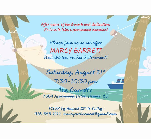 Retirement Party Flyer Templates Inspirational A Retirement Party Invitation