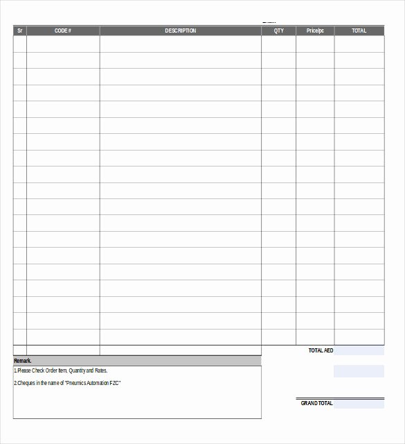 Sale order form Template Elegant 13 Sales order Templates Word Excel Google Docs