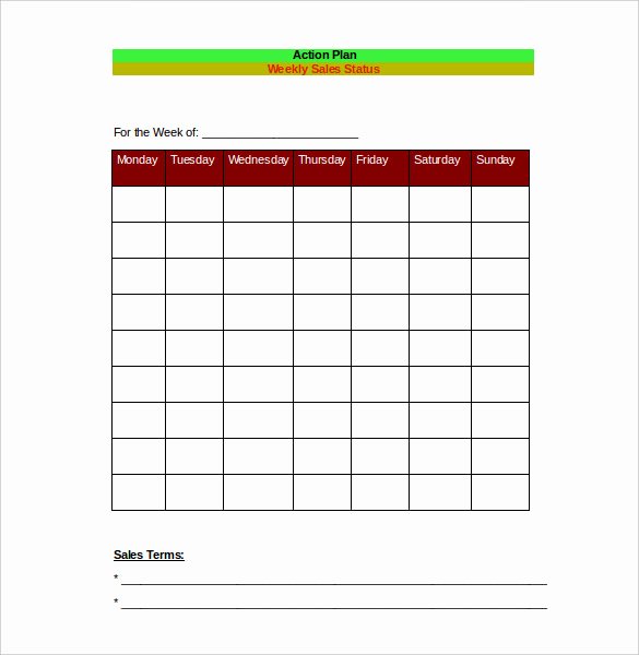 Sales Action Plan Template Fresh Sales Action Plan Template – 11 Free Word Excel Pdf