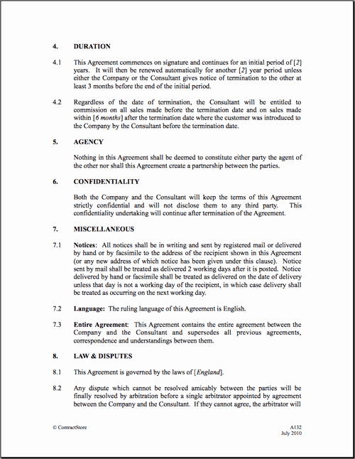 Sales Commission Agreement Template Beautiful Mission Agreement Templates
