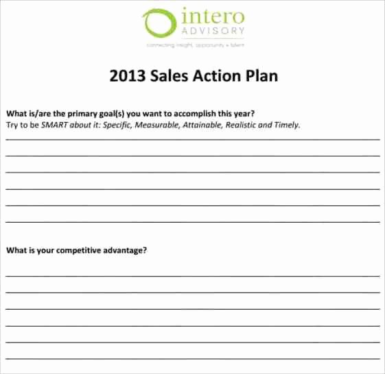 Sales Plan Template Word Lovely 30 Free Sales Plan Templates In Word Excel Pdf