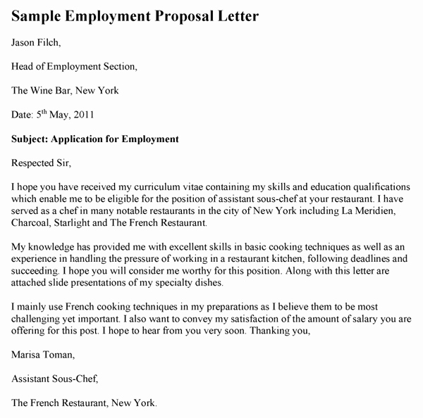 Sample Job Proposal Template Awesome Employee Proposal Template