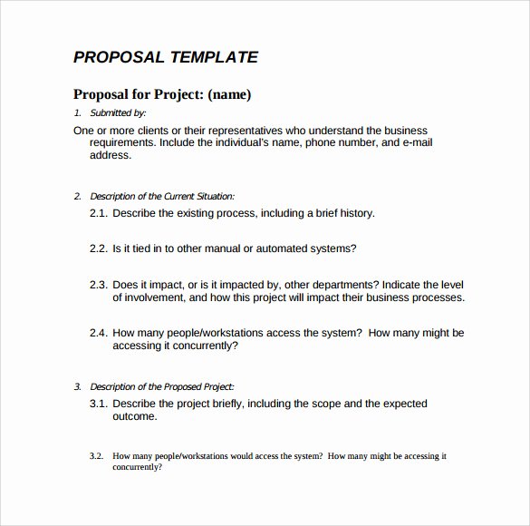 Sample Job Proposal Template Luxury 16 Proposal Samples
