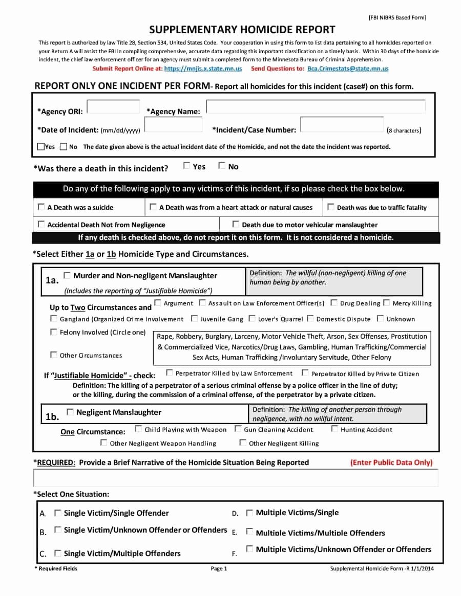 Sample Police Report Template Inspirational Download Police Report Template 20 Police