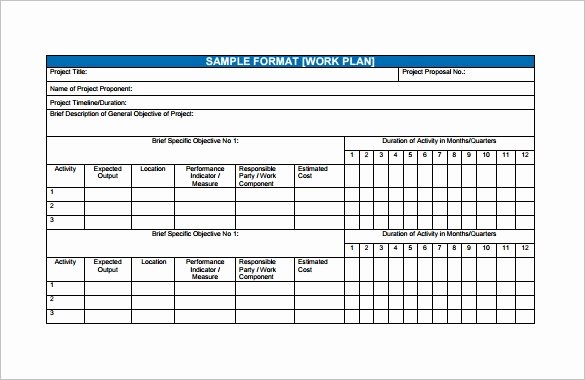 Sample Work Plan Template Best Of Financial Plan Template 15 Word Excel Pdf Documents
