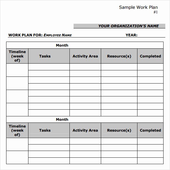 Sample Work Plan Template Lovely 25 Of Research Work Plan Template