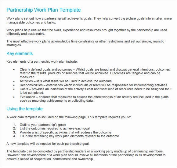 Sample Work Plan Template New 17 Sample Work Plans In Google Docs Ms Word Pages