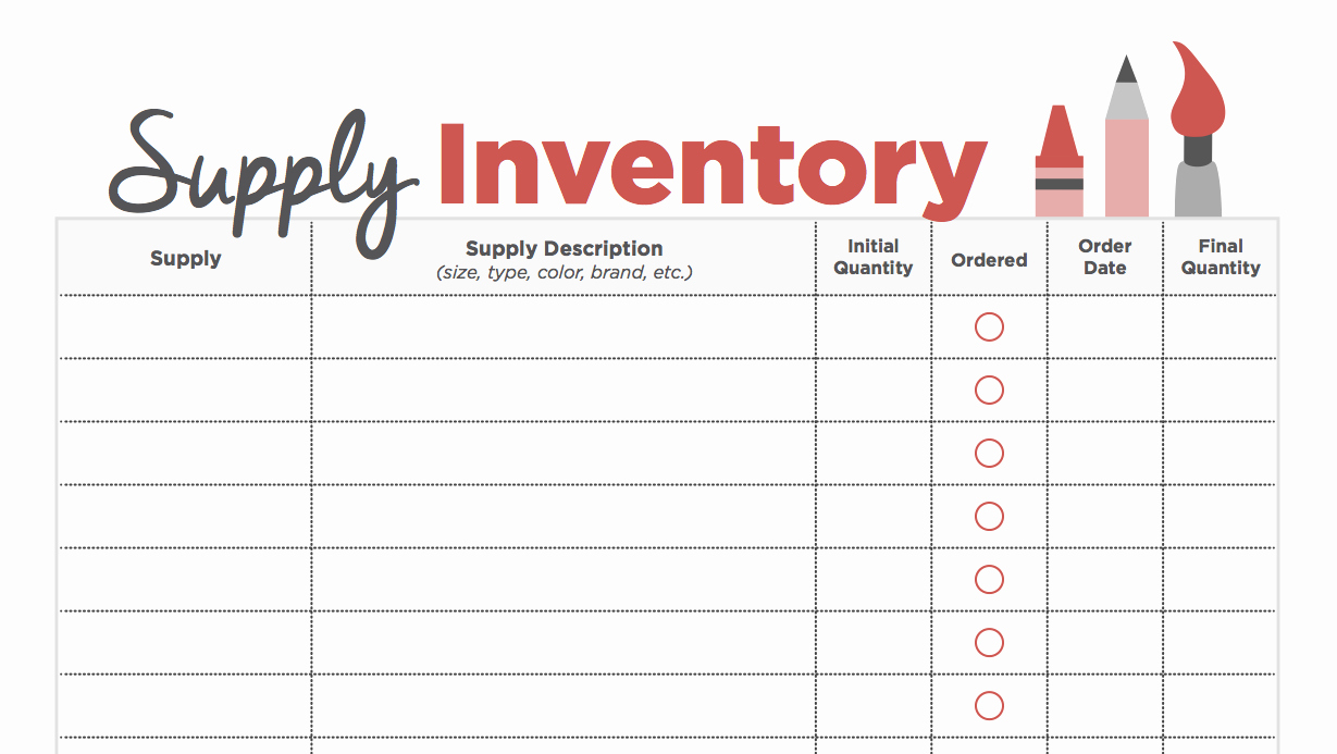School Supplies List Template Luxury Save Hours On Your Next order form with This Handy tool