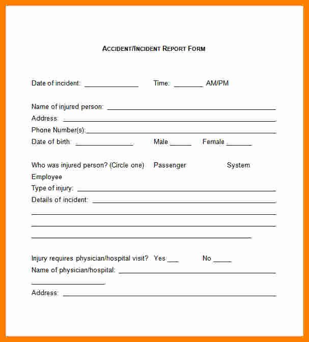 Security Guard Incident Report Template Beautiful 9 Incident Report Templates