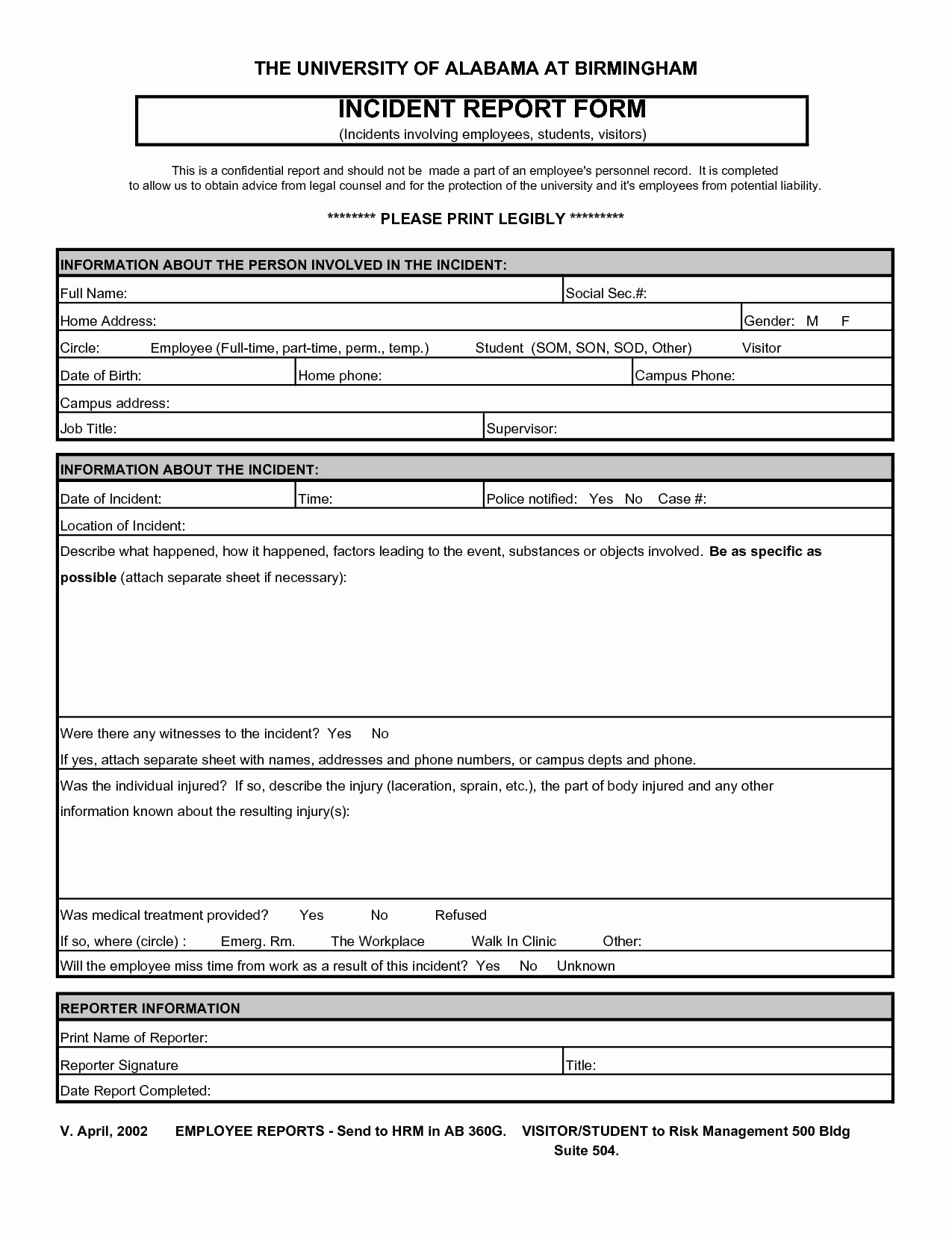 Security Incident Report Template Word Inspirational 13 Incident Report Templates Excel Pdf formats