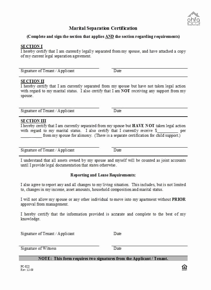 Separation Agreement Template Word Inspirational 43 Ficial Separation Agreement Templates Letters