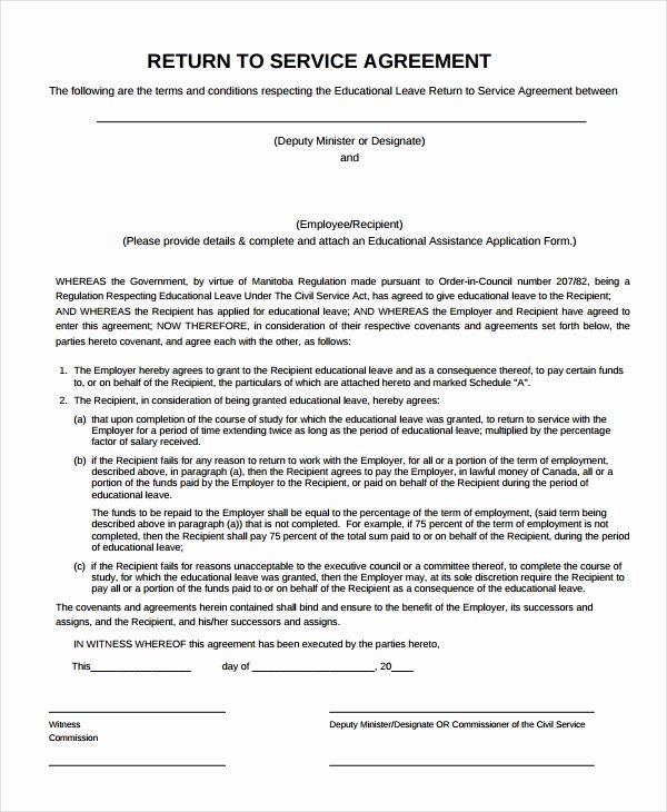 Service Agreement Template Pdf Awesome 26 Service Agreement Examples Pdf Word