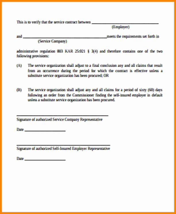 Service Agreement Template Pdf New 7 Example Of A Simple Contract