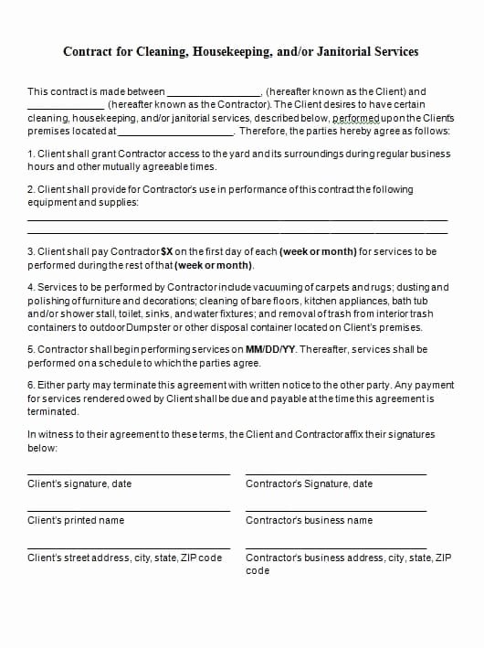 Service Contract Template Pdf Fresh Free Contract Templates Word Pdf Agreements