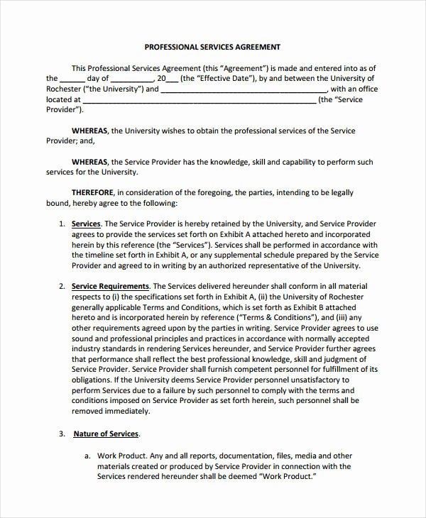 Service Contract Template Pdf Lovely 21 Simple Service Agreements Word Pdf