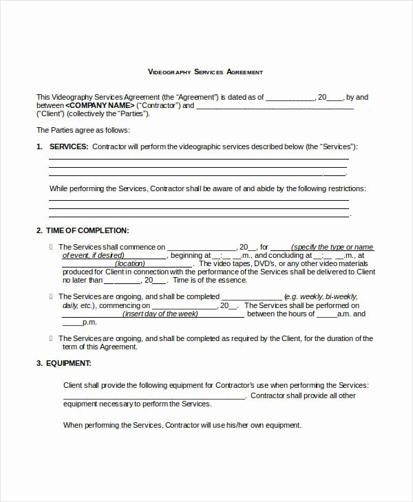 Service Contract Template Pdf Luxury Service Agreement Template 28 Free Word Pdf Documents