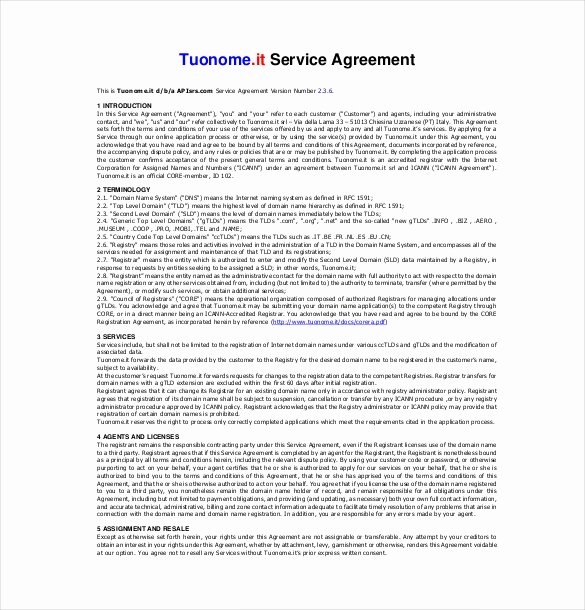 Service Contract Template Word Elegant 36 Service Agreement Templates Word Pdf