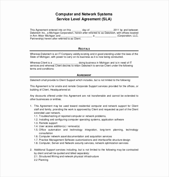 Service Contract Template Word Fresh 36 Service Agreement Templates Word Pdf