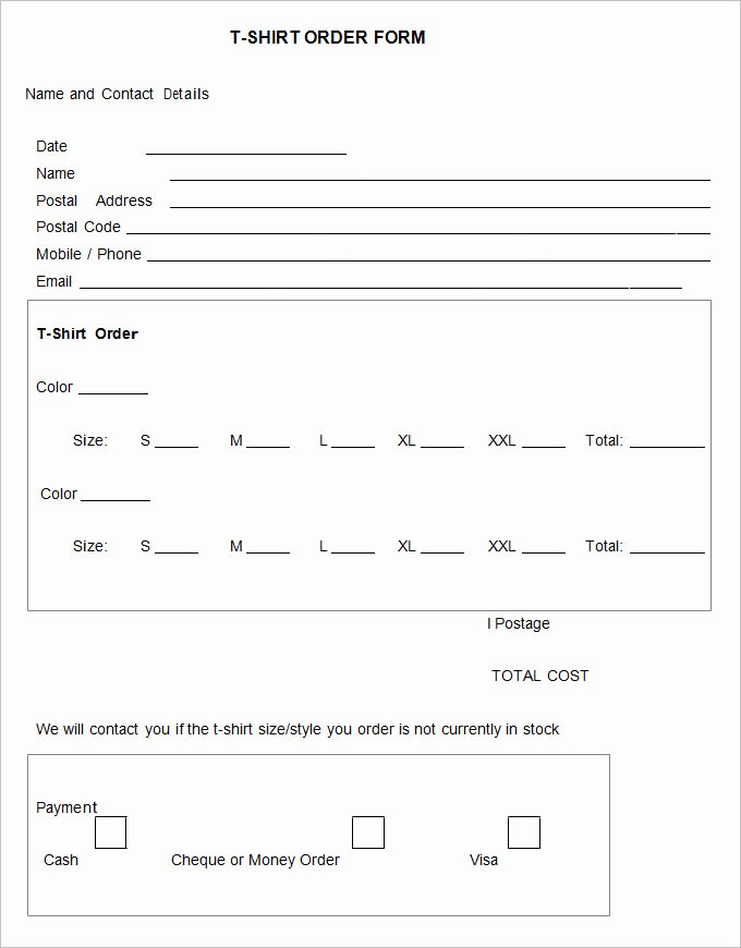 Shirt order forms Template Beautiful 26 T Shirt order form Templates Pdf Doc