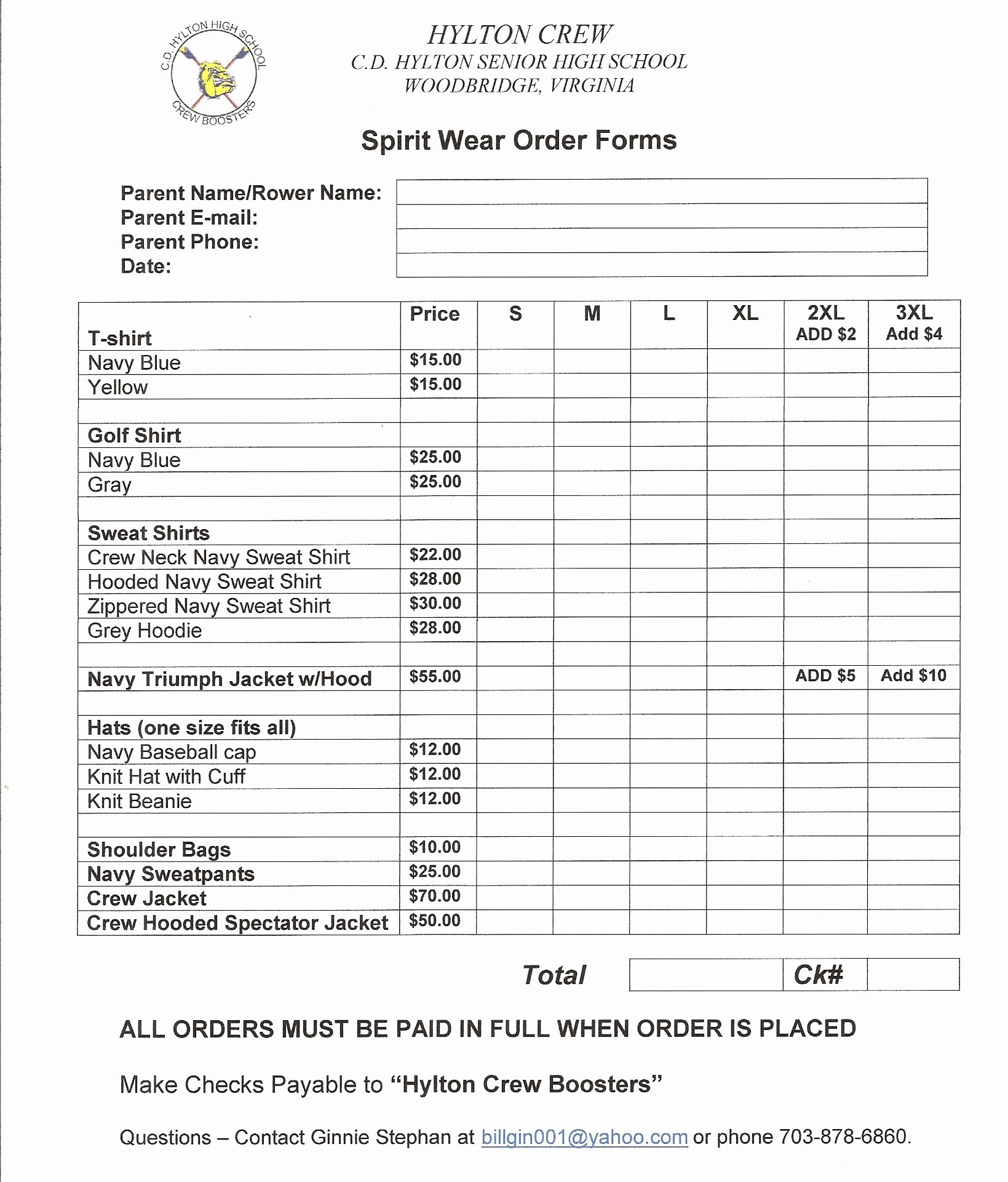 Shirt order forms Template New T Shirt order form Template