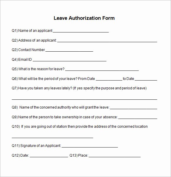 Sick Leave form Template Best Of 25 Of Advanced Sick Leave Request Template