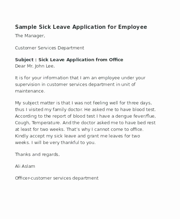 Sick Leave form Template Elegant Medical Certificate for Sick Leave Template