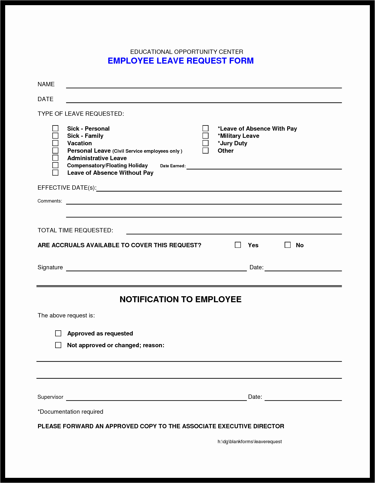 Sick Leave form Template Luxury 39 Leave Application form Experience – Davidhamed